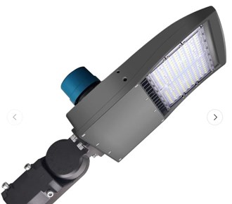 100W LED Shoebox Light-LED Parking Lot Light-With Dusk to Dawn Photocell-14,000 Lumens-CCT 5000K-UL+DLC 5.1